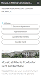 Mobile Screenshot of mosaicatmillenia.com